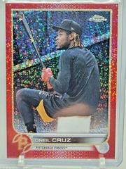 Oneil Cruz [SP Variation Red Speckle] Baseball Cards 2022 Topps Chrome Prices