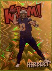 Justin Herbert [Gold] Football Cards 2021 Panini Absolute Kaboom Prices