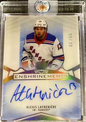 Alexis Lafreniere Hockey Cards 2021 Upper Deck The Cup Enshrinements Autographs Prices