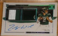 Zach Wilson [Helmet, Patch Autograph Nameplate] #102 Football Cards 2021 Panini Impeccable Prices