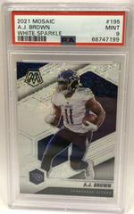 A. J. Brown [White Sparkle] #195 Football Cards 2021 Panini Mosaic Prices