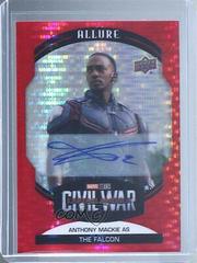 Anthony Mackie as Falcon [Red Auto] #49 Marvel 2022 Allure Prices