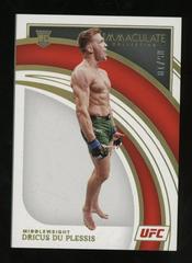 Dricus du Plessis [Gold] #57 Ufc Cards 2022 Panini Immaculate UFC Prices