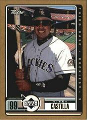 Vinny Castilla [Gold] #30 Baseball Cards 1999 Upper Deck Retro Prices