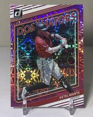 Ketel Marte [Pink Fireworks] #D-12 Baseball Cards 2022 Panini Donruss Dominators Prices
