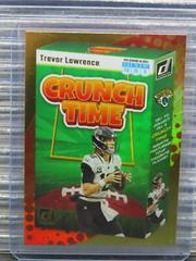 Trevor Lawrence [Galactic] #CT-5 Football Cards 2023 Panini Donruss Crunch Time Prices