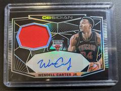 Wendell Carter Jr. #WCJ Basketball Cards 2018 Panini Obsidian Rookie Jersey Autographs Prices