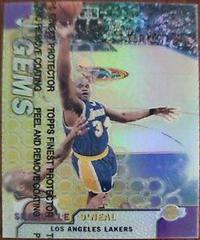 Shaquille O'Neal [Refractor w/ Coating] #106 Basketball Cards 1999 Finest Prices