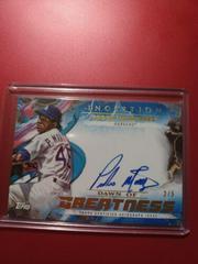 Pedro Martinez #IDG-PM Baseball Cards 2023 Topps Inception Dawn of Greatness Autographs Prices