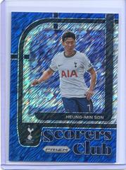 Heung Min Son [Blue Shimmer] Soccer Cards 2022 Panini Prizm Premier League Scorers Club Prices