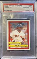 Jim Rice Baseball Cards 1989 Panini Stickers Prices