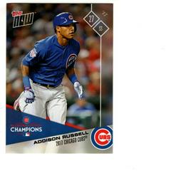 Addison Russell Baseball Cards 2017 Topps Now Postseason Prices