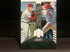 Albert Pujols, Stan Musial [Retail Green] Baseball Cards 2022 Panini Absolute Historical Duals Prices
