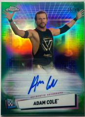 Adam Cole [Green Refractor] Wrestling Cards 2021 Topps Chrome WWE Autographs Prices