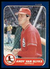 Andy Van Slyke #48 Baseball Cards 1986 Fleer Prices