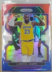 LeBron James [Red Blue Purple Choice Prizm] Basketball Cards 2021 Panini Prizm Prices