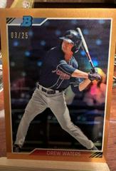 Drew Waters [Orange Refractor] Baseball Cards 2020 Bowman Heritage Chrome Prospects Prices