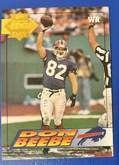 Don Beebe [Gold] #7 Football Cards 1994 Collector's Edge Prices