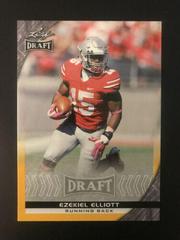 Ezekiel Elliott [Gold] Football Cards 2016 Leaf Draft Prices