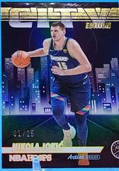 Nikola Jokic [Artist Proof Gold] #6 Basketball Cards 2022 Panini Hoops City Edition Prices