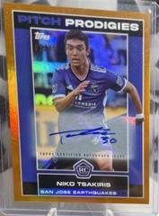Niko Tsakiris [Autograph Orange] #100 Soccer Cards 2023 Topps MLS Prices