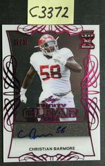 Christian Barmore [Pink] #CA-CB1 Football Cards 2021 Leaf Trinity Clear Autograph Prices
