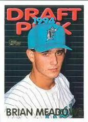 Brian Meadows Baseball Cards 1995 Topps Prices