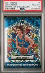 Josh Giddey [Fast Break Silver] #7 Basketball Cards 2021 Panini Mosaic Introductions Prices