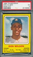 Don Wilson [Hand Cut] Baseball Cards 1969 Transogram Prices