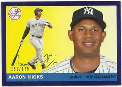 Aaron Hicks [Purple] #28 Baseball Cards 2020 Topps Archives Prices