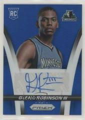 Glenn Robinson III #17 Basketball Cards 2014 Panini Prizm Rookie Autographs Blue Prices