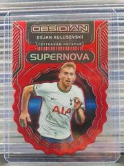 Dejan Kulusevski [Red Flood] Soccer Cards 2022 Panini Obsidian Supernova Prices