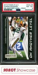 Aaron Rodgers [Gold] #OAL-AR Football Cards 2019 Panini Rookies & Stars on Another Level Prices