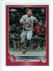 Brendan Donovan [Red] #USC140 Baseball Cards 2022 Topps Chrome Update Prices