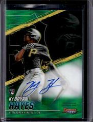 Ke'Bryan Hayes [Green Refractor] Baseball Cards 2021 Bowman’s Best of 2021 Autographs Prices