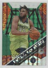 Karl Anthony Towns [Green Mosaic] #2 Basketball Cards 2019 Panini Mosaic Will to Win Prices