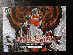 Jackson Holliday [Rapture] #U14 Baseball Cards 2023 Panini Donruss Unleashed Prices