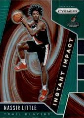 Nassir Little [Green Prizm] #19 Basketball Cards 2019 Panini Prizm Instant Impact Prices
