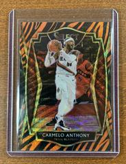 Carmelo Anthony [Tiger Prizm] #132 Basketball Cards 2020 Panini Select Prices