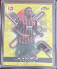 Felix Uduokhai [Yellow Wave] Soccer Cards 2021 Topps Finest Bundesliga Prices