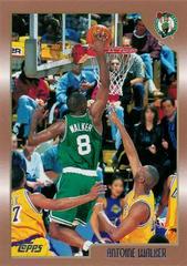 Antoine Walker #39 Basketball Cards 1998 Topps Prices