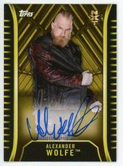 Alexander Wolfe [Gold] Wrestling Cards 2018 Topps WWE NXT Autographs Prices
