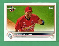 Yadier Molina [SP Variation] #152 Baseball Cards 2022 Topps Opening Day Prices
