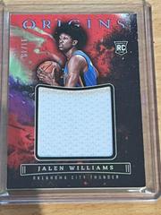 Jalen Williams [Red] #JJ-JWT Basketball Cards 2022 Panini Origins Rookie Jumbo Jerseys Prices