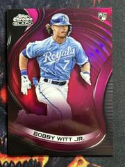 Bobby Witt Jr. [Magenta] #51 Baseball Cards 2022 Topps Chrome Black Prices