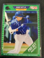 Bobby Witt Jr. [Green] Baseball Cards 2021 Pro Set Prices