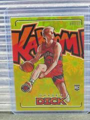 Gradey Dick [Gold] #14 Basketball Cards 2023 Panini Crown Royale Kaboom Prices