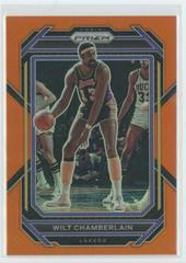 Wilt Chamberlain [Orange] #285 Basketball Cards 2022 Panini Prizm Prices