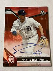 Spencer Torkelson [Red Autograph] #TOP-92 Baseball Cards 2021 Bowman Platinum Top Prospects Prices
