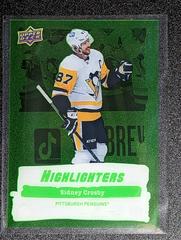Sidney Crosby [Green] #HL-8 Hockey Cards 2022 Upper Deck Highlighters Prices